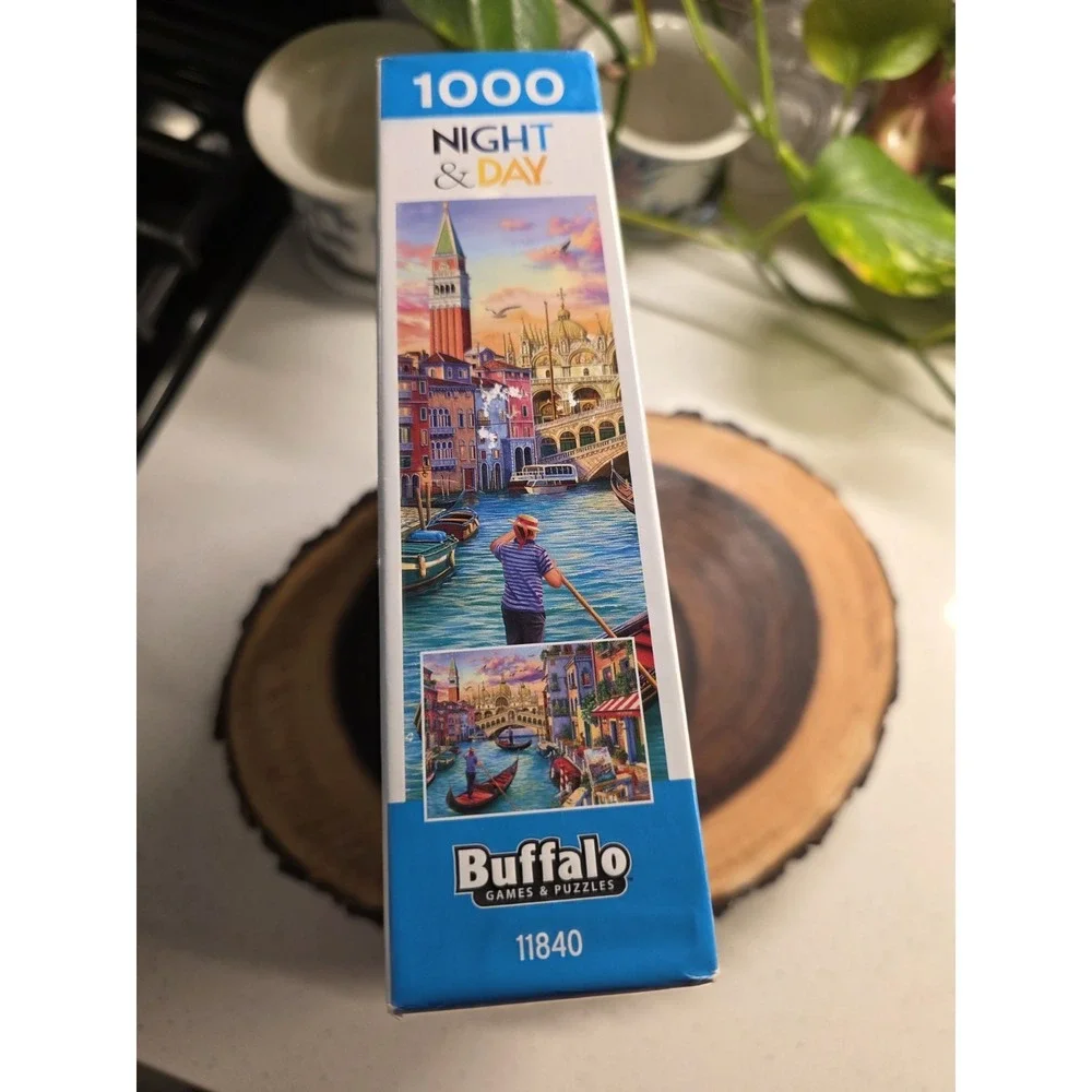 Buffalo Games Puzzle #11840 Night & Day Sights of Venice 1000 Pcs New